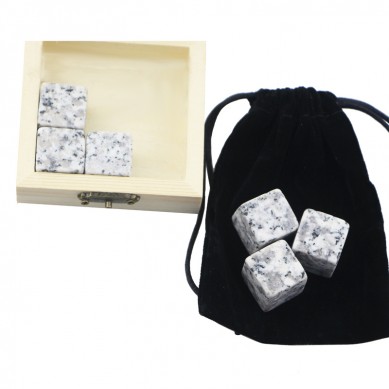 Hot selling and wholesale 6 pcs of polish popular chilling rock with velvet bag hot product