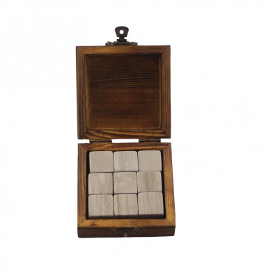 Penjual Amazon Best Freezer Whiskey Stone Set kotak hadiah untuk Parti