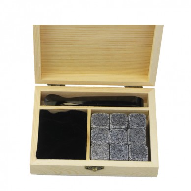 9 pcs of 654 Premium Personalized Gifts Box Set Engraved Logo Rocks Whisky Chilling Stones Direct Manufacturer Ice Stones