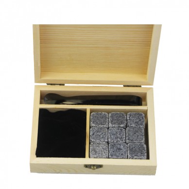 9 copë e 654 Premium Personalized Gifts Box Set gdhendur Logo Rocks Whisky Stones trishtues prodhues të drejtpërdrejtë Ice Stones