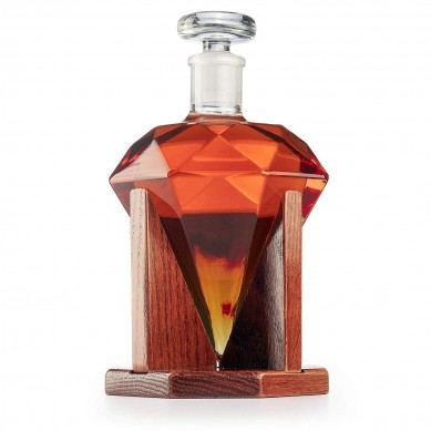 Diamond Decanter Foar Whisky Liquor Scotch The Wine Savant 750ml