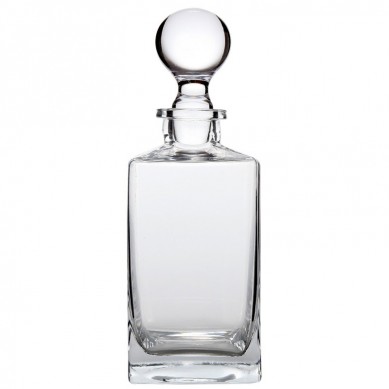 Wine Liquor and Whiskey Decanter with Glass Stopper 32 Oz