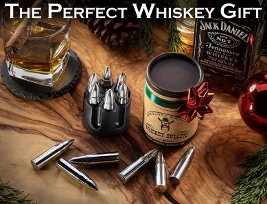 amazon hot selling bullet shape reused whiskey ice cube stone set