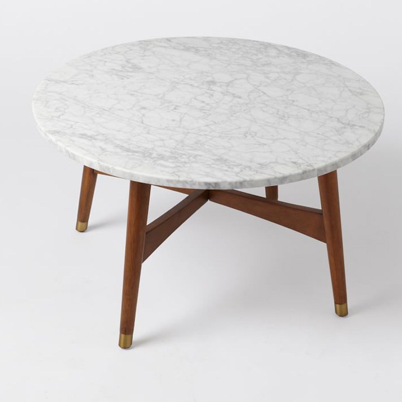 High Quality Gift Set - Marble center table Mid century modern coffee table with natural stone  – Shunstone