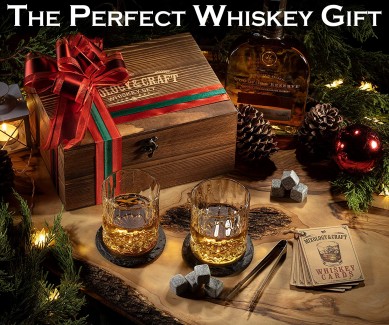 Amazon choice Whiskey Lovers Gifts For Men whiskey stone and stone coaster bar clubs Whiskey Glasses Ice Cube Set in luxury wooden box