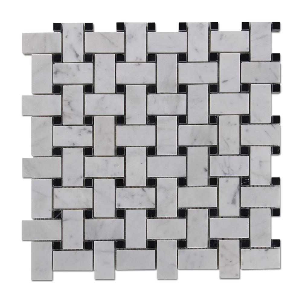 China Cheap price Gifts For Whiskey Lovers - Cheap Mosaic Tile Sheets Mosaic Marble Basketweave Marble Tile – Shunstone