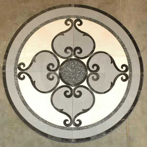 China Supplier Marble Floor Medallion - High quality Water Jet Floor Design Marble Medallion Stone Medallion Stone Pattern Marble Inlay Waterjet Marble Borders Factory  – Shunstone