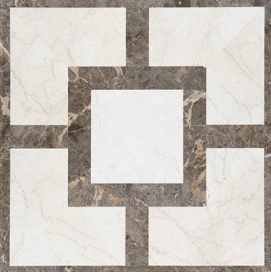 Direct Factory Waterjet Polished and Customized Marble Medalion Floor Tile Design