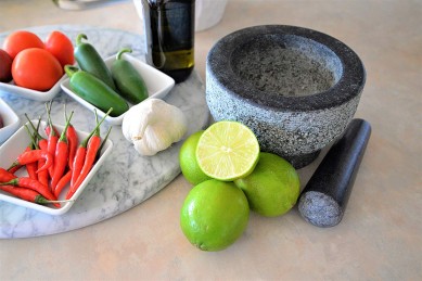 SHUNSTONE Granite Mortar and Pestle  Natural Unpolished Dishwasher