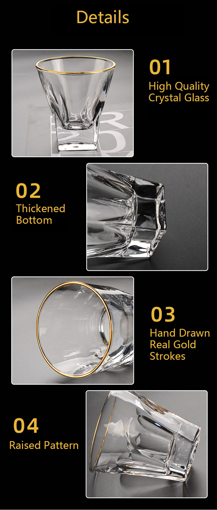 Gold Rim Glassware10
