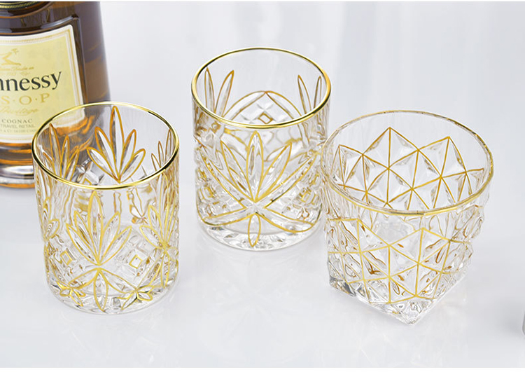 Gold Rim Glassware10