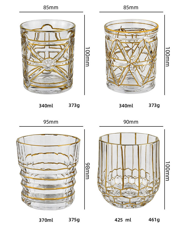 Gold Rim Glassware10