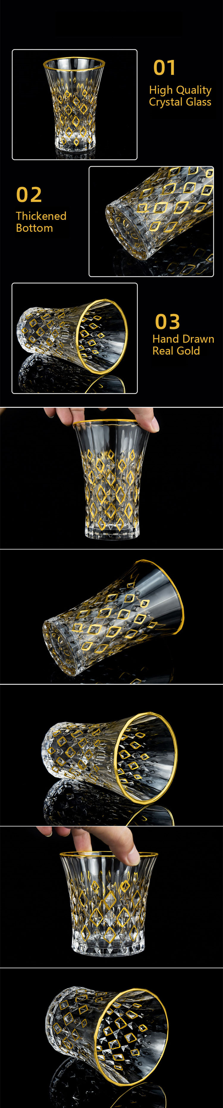 Gold Rim Glassware11