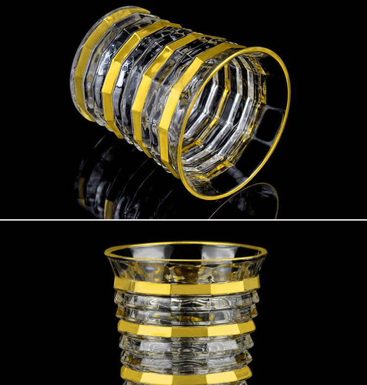 Gold Rim Glassware12