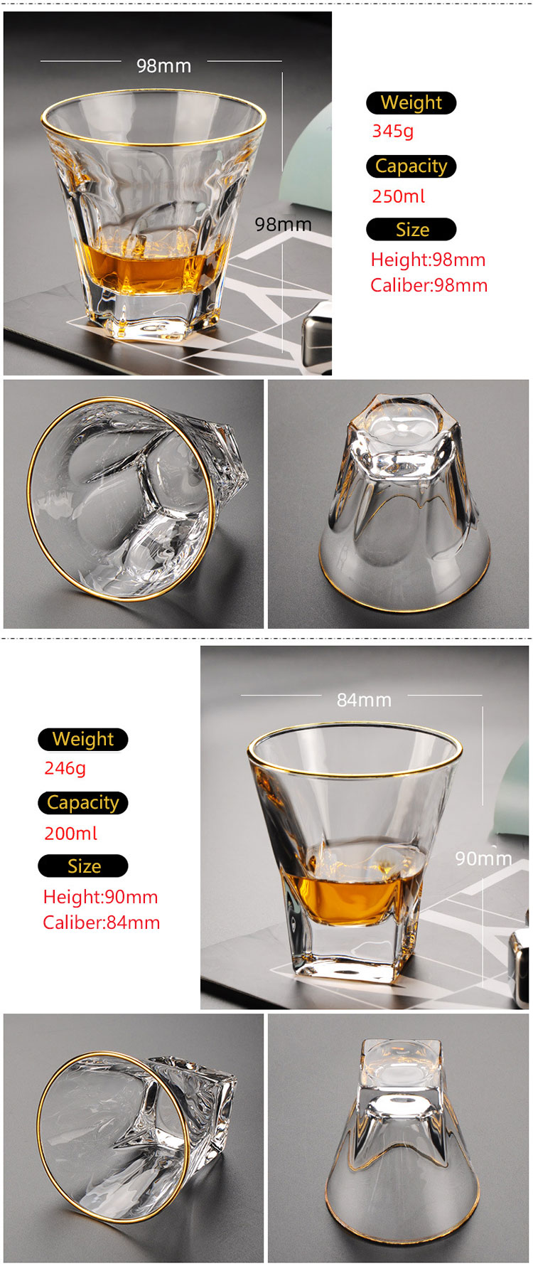 Gold Rim Glassware12