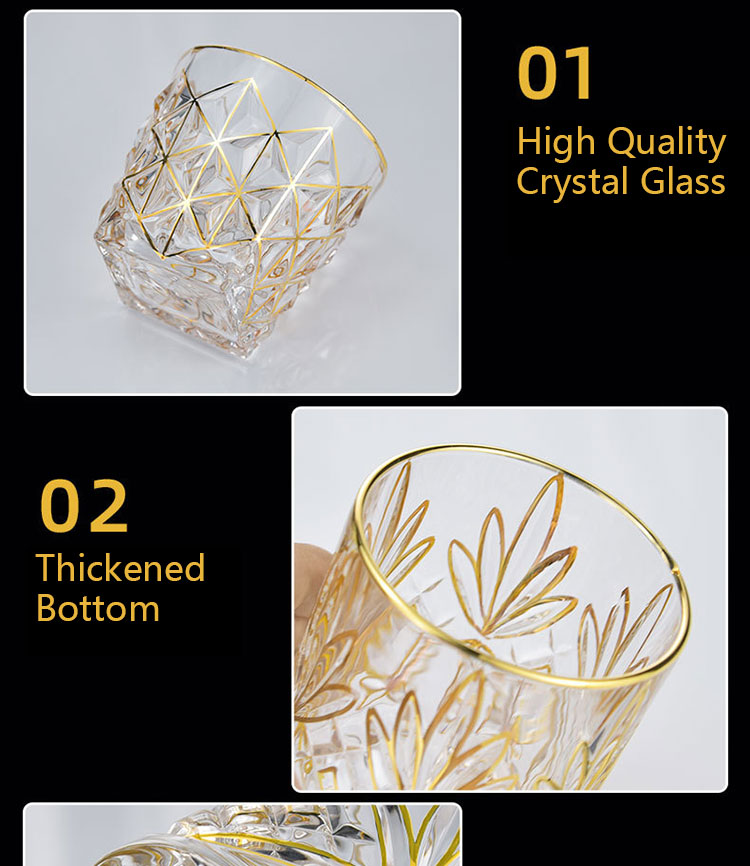 Gold Rim Glassware12