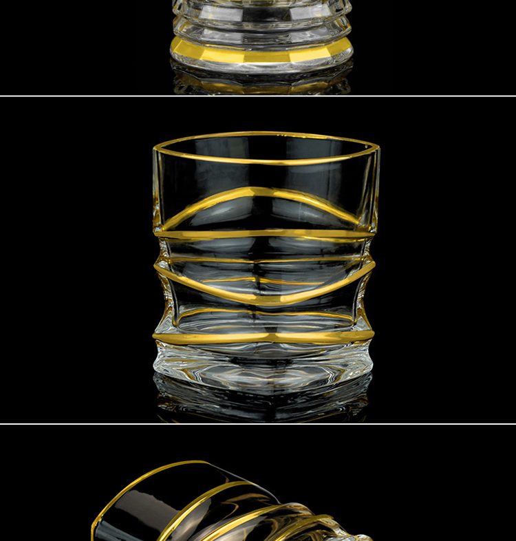 Gold Rim Glassware13