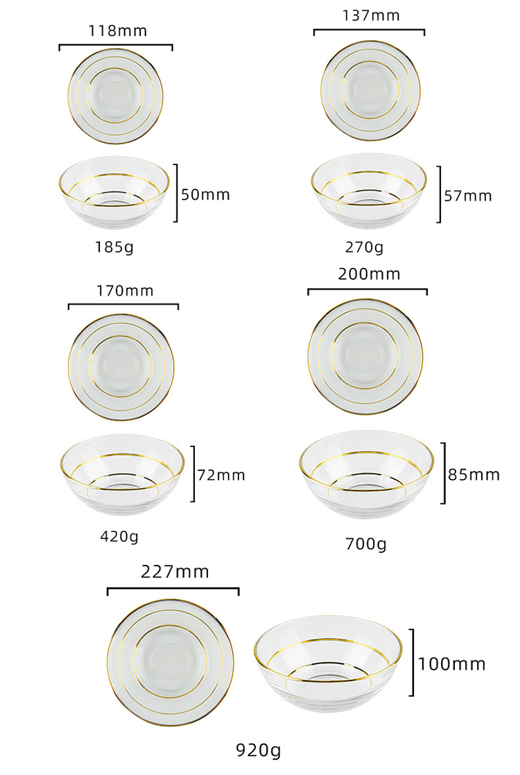 Gold Rim Glassware14