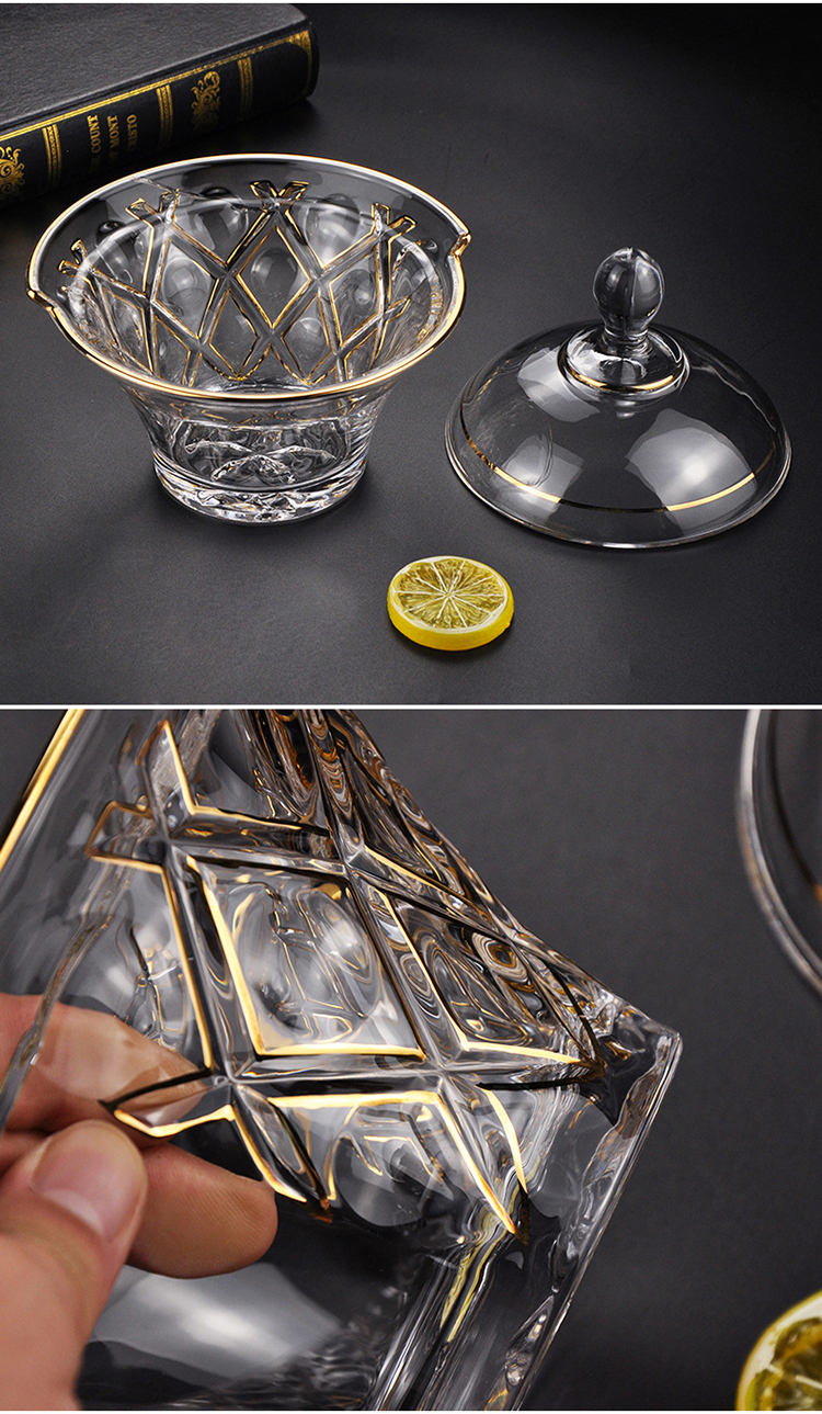 Gold Rim Glassware14