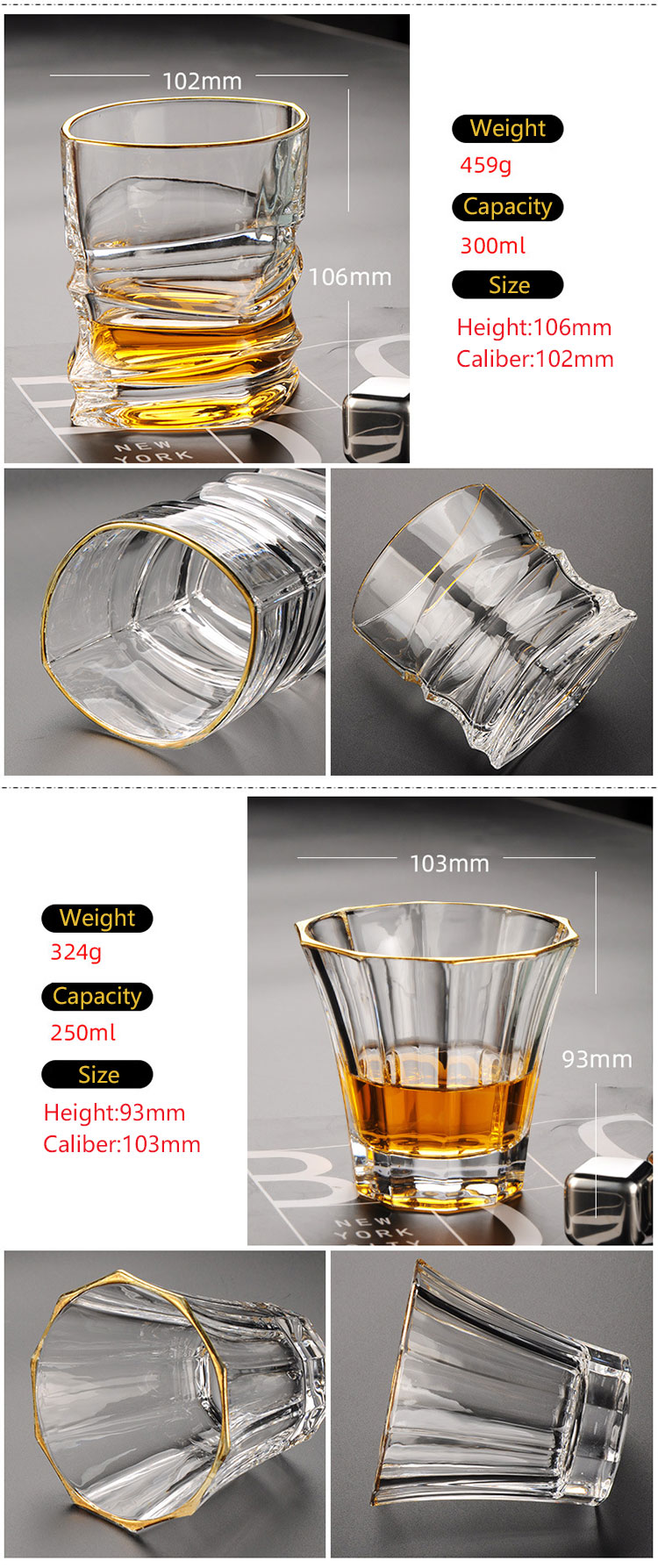 Gold Rim Glassware16