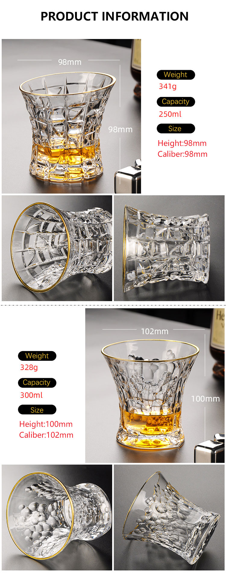 Gold Rim Glassware17