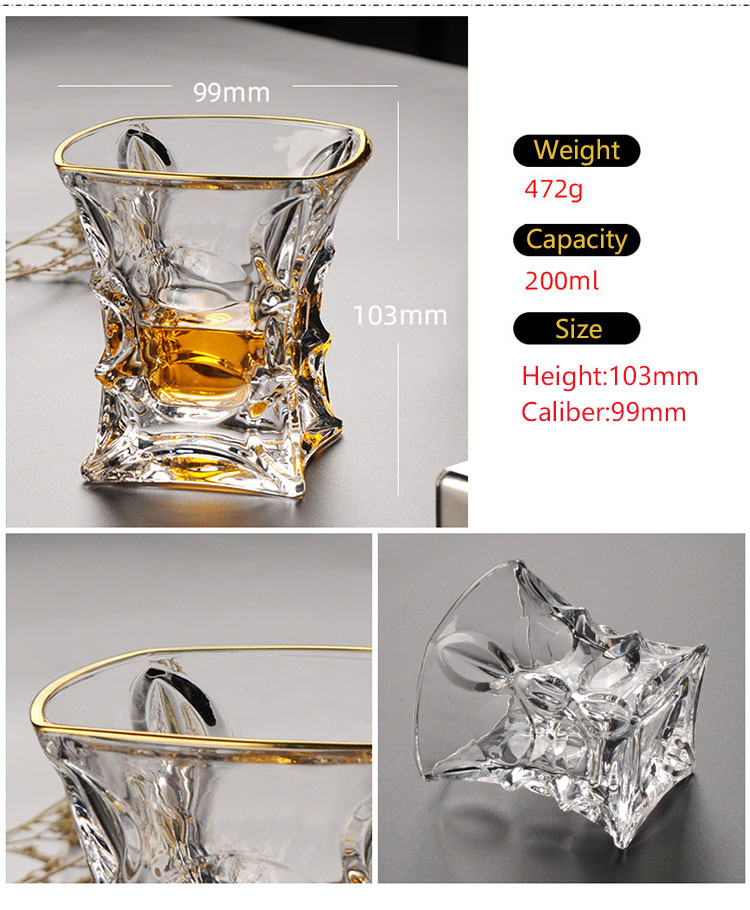 Gold Rim Glassware20