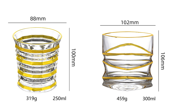 Gold Rim Glassware8