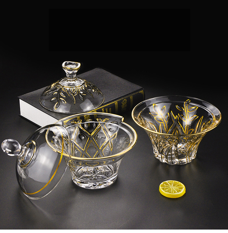 Gold Rim Glassware8