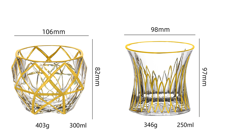 Gold Rim Glassware9