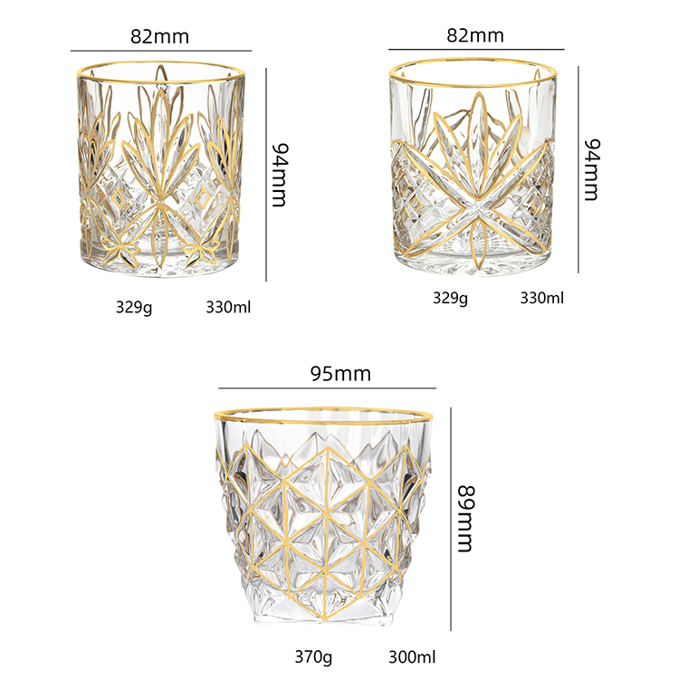 Gold Rim Glassware9