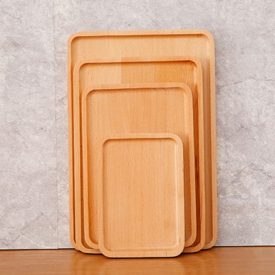 custom beech wood tray restaurant wooden food serving trays wholesale