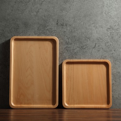 custom beech wood tray restaurant wooden food serving trays wholesale