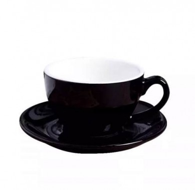 Hot sale Factory Whiskey Lovers -
 80ml 150ml 220ml black color ceramic cup and saucer – Shunstone