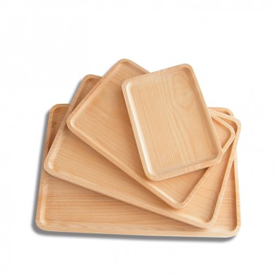 Wholesale Whiskey Stones Cube -
 custom beech wood tray restaurant wooden food serving trays wholesale  – Shunstone