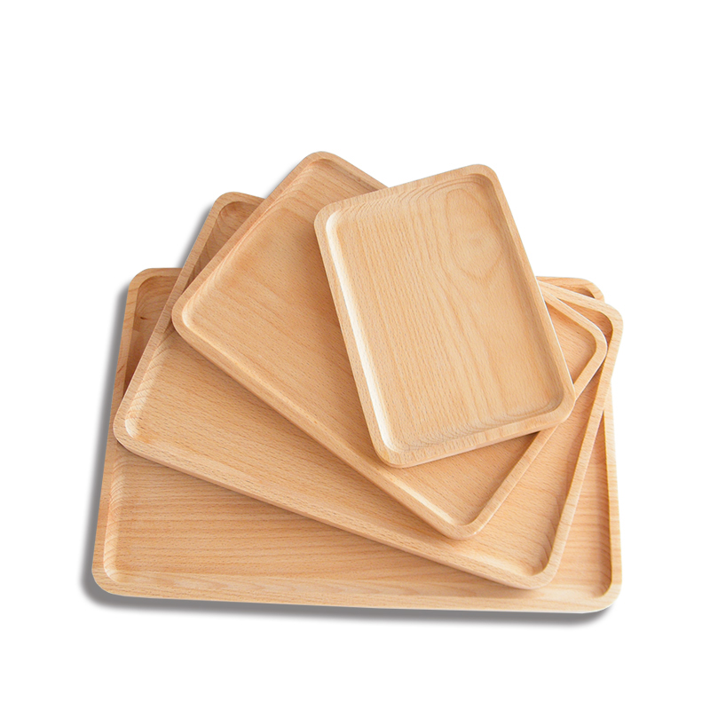 Low MOQ for Wooden Box For Gift - custom beech wood tray restaurant wooden food serving trays wholesale  – Shunstone