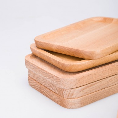 custom beech wood tray restaurant wooden food serving trays wholesale