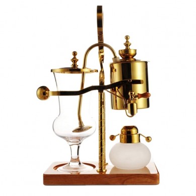 ម៉ាស៊ីនឆុងកាហ្វេ Royal Belgium 5 Cup Belgian Balance Siphon Coffee Machine Elegant Retro-Style Design Durable Thread Double Rod Pot