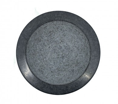 SHUNSTONE Black Granite Mortar Pestle Natural Stone Grinder for Spices