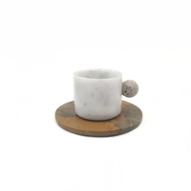 High Quality for Whiskey Wine Stone - Ornament fruit dish cake stand house decoration interior tea cups saucers marble coaster – Shunstone