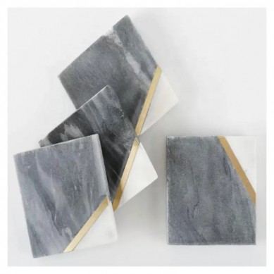Bar Home Creative Marble Placemat Round Coaster natural stone Customize Cup Coaster