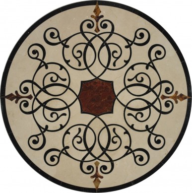 Cheapest Marble Medallion Custom Floor Design Custom Marble Medallion Customized Floor Medallion from China Factory