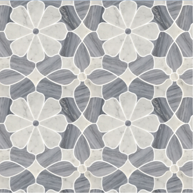 Rapid Delivery for Wooden Gift Boxes - Polished flower marble water jet mosaic tiles – Shunstone
