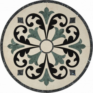 Direct Factory Polished Water Jet Marble Floor Medallions Pattern with Good Price