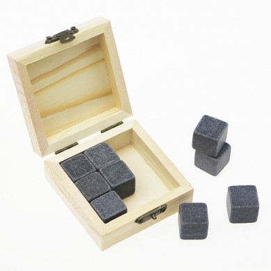 popular Product Bar Tools Gift Item New Whiskey Rock Stone Cube Whisky Chilling Ice Cube Ice Stone Creative Gift Set