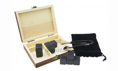 Luxury Whiskey Stones Gift Set Reusable Ice Cubes for Drinks