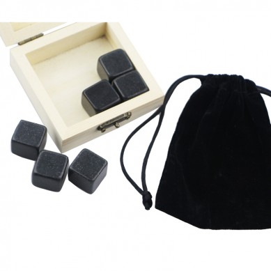 Hot selling and wholesale 6 pcs of polish popular chilling rock with velvet bag hot product