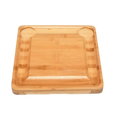 Luxury Premium Charcuterie Platter Bamboo Cheese Board with Food Snack Tray for Gift Birthday Party