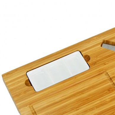 Personalized Charcuterie Planks Bamboo Chopping Board with Knife Set,Wood Cheese Cutting Boards Engraved Butcher Blocks