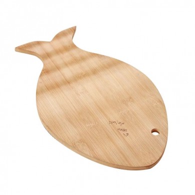 Special Animal Design High Quality Bamboo Fish Shape Cutting Board For Kitchen