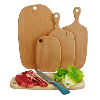 Custom Beech Wood Unfinished Cutting Board Mini Chef Chop Boards Set for Decorating and Crafting Wholesale